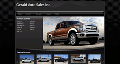 Desktop Screenshot of geraldsautos.com