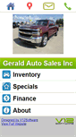 Mobile Screenshot of geraldsautos.com